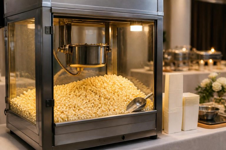 Commercial popcorn machine hire